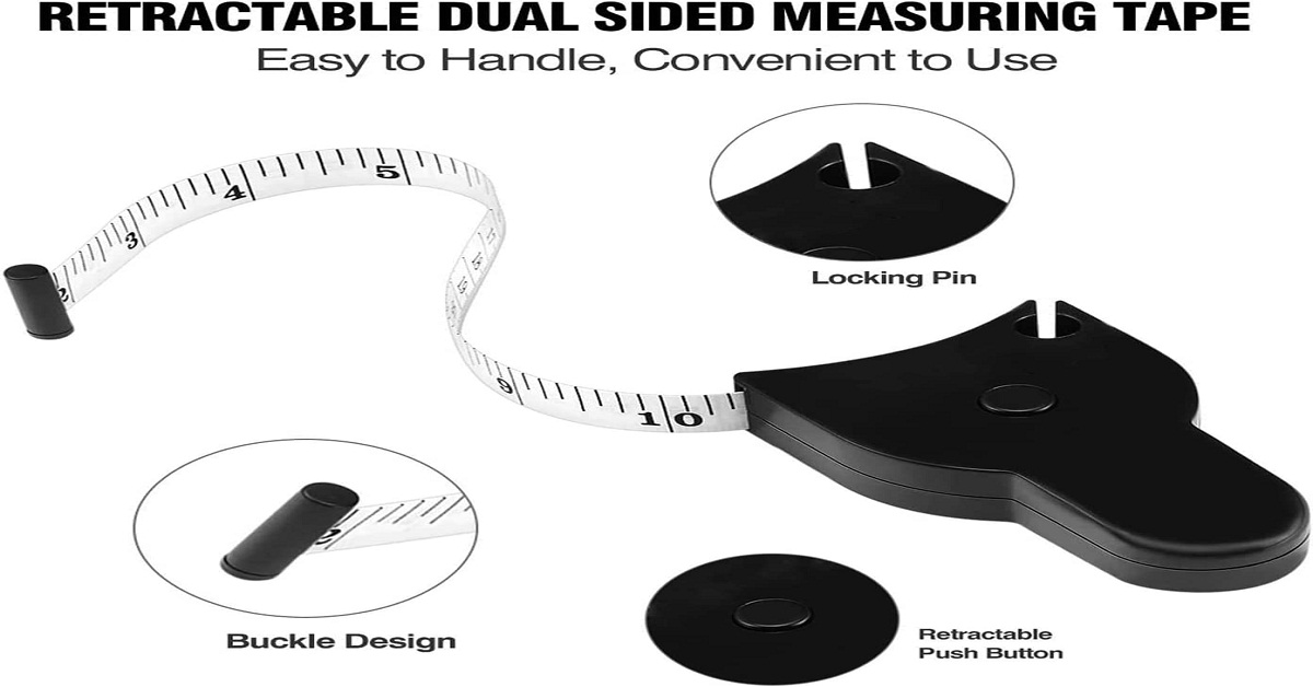 Body Measuring Tape 60 Inch Weight Loss Retractable Measure Tape with