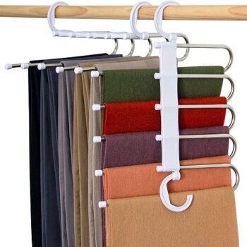 5 in 1 Pant Rack Hanger for Clothes Organizer