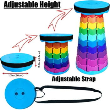 Folding Stool Portable Chair Collapsible Lightweight