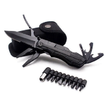 Multi-tool-Folding-Pliers-Knife-Screwdriver-Bits-Stainless-Steel-Portable