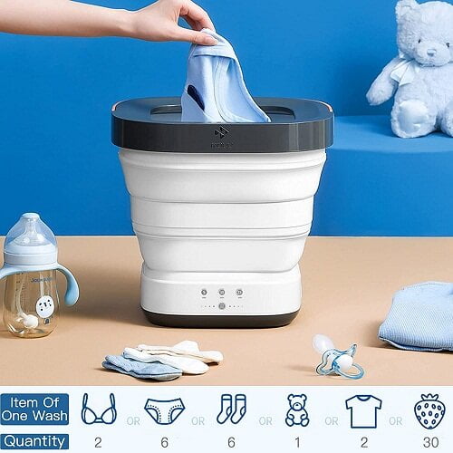 Fordable Mini Small Portable Washing Machine Smart Gadgets Idea