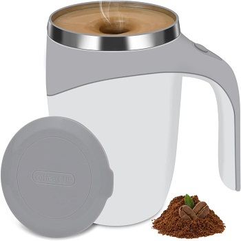 Automatic Magnetic Stirring Coffee Cup - Smart Gadgets Idea