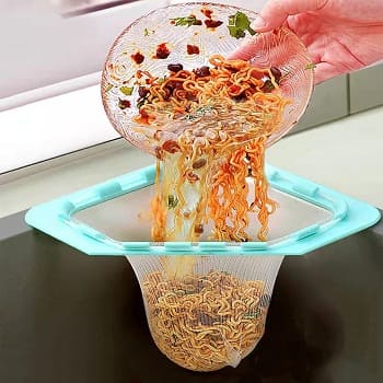 Kitchen Sink Waste Strainer Filter Mesh Bag - Smart Gadgets Idea