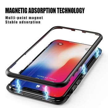 Magnetic Metal Frame Mobile Cover