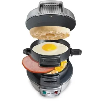 Breakfast Sandwich Maker with Egg Cooking Ring