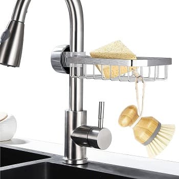 Kitchen Sink Storage Caddy Organizer Drain Faucet Stand - Smart Gadgets ...